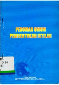 Pedoman Umum Pembentukan Istilah