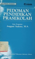 Pedoman pendidikan prasekolah