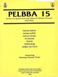 PELBBA 15 Pertemuan Linguistik Pusat Kajian Bahasa dan Budaya Atma Jaya