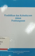 Pendidikan dan Kebudayaan dalam Pembangunan