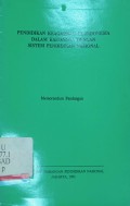 Pendidikan keagamaan di Indonesia dalam kaitannya dengan sistem pendidikan nasional