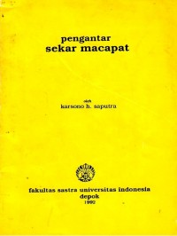 Pengantar Sekar Macapat