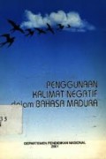 Penggunaan kalimat negatif dalam bahasa madura