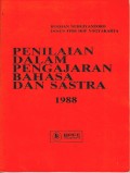 Penilaian dalam Pengajaran Bahasa dan Sastra