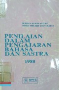 Penilaian dalam Pengajaran Bahasa dan Sastra