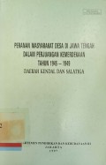 Peranan masyarakat desa di jawa tengah dalam memperjuangkan kemerdekaan tahun 1945-1949 daerah kendal dan salatiga