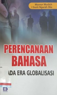 Perencanaan bahasa pada era globalisasi