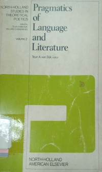 Pragmatics of language and literature volume 2