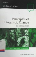 Principles of linguistic change vol.2: social factors