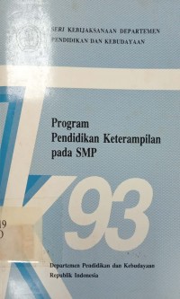 Program pendidikan keterampilan pada SMP