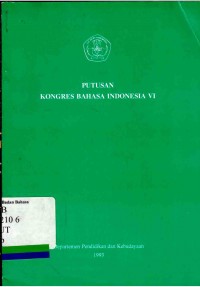 Putusan kongres bahasa Indonesia VI