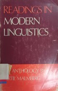 Readings in Modern Linguistics: an anthology