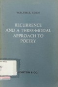 Recurrence and a three-modal approach to poetry