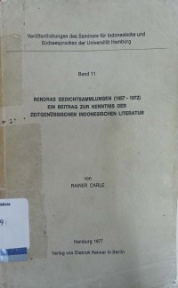 Rendras gedichtsamlungen (1957-1972)