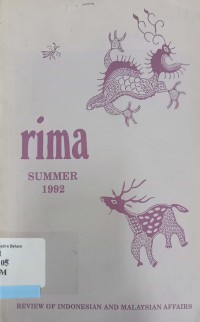 Rima Summer 1992 Vol 26: Special Issue Sexual Exploitation and Japanese in Shouteast Asia