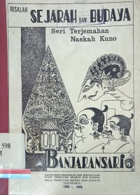 Risalah sejarah dan budaya banjarsari Jilid 2