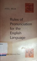 Rules of pronunciation for the English language