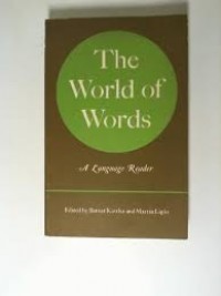 The World of Words: A Language Reader