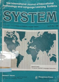 SYSTEM : The International Journal of Educational Technology and Language Learning System Vol. 11 No. 1 1983