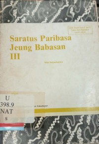 Saratus paribasa jeung babasan III