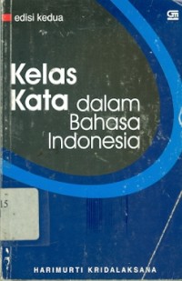 Kelas kata dalam bahasa Indonesia