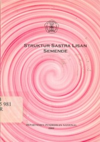 Struktur sastra lisan Semende