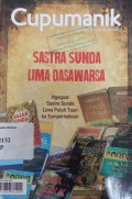 Cupumanik : Sastra Sunda Lima Dasawarsa