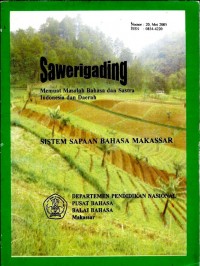 Sawerigading Memuat Masalah Bahasa dana Sastra Indonesia dan Daerah Sistem Sapaan Bahasa Makassar
