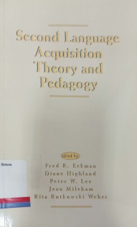 Second Language Acquisition theory and pedagogy