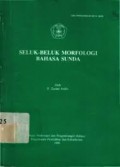 Seluk - beluk morfologi bahasa sunda