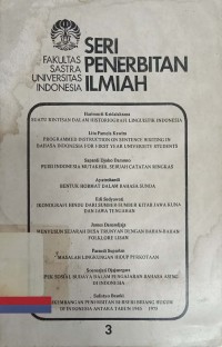 Seri penerbitan ilmiah 3