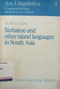Sinhalese and other island language in South Asia