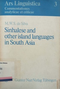 Sinhalese and other island language in South Asia