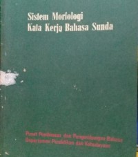 Sistem morfologi kata kerja bahasa sunda