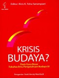 Krisis Budaya? Oasis Guru Besar Fakultas Ilmu Pengetahuan Budaya UI