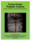 Katalog ringkas naskah Ambon
