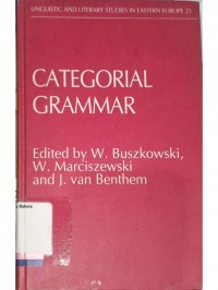 Catgorial Grammar