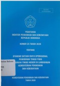 Peraturan Menteri Pendidikan Dan Kebudayaan Republik Indonesia Nomor 25 Tahun 2020