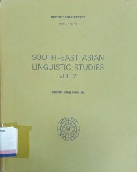 South-east asian linguistic studies