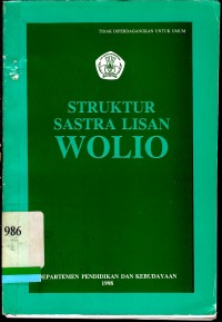 Struktur sastra lisan Wolio