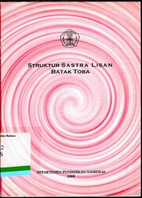 Struktur Sastra Lisan Batak Toba