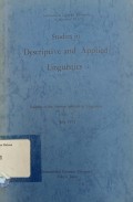 Studies in Descriptive and Applied Linguistics: Bulletin of the Institute in Linguistics Vol V Tahun 1972