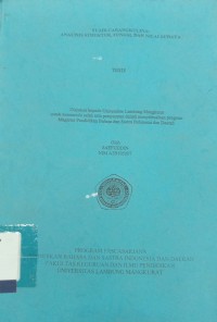 Syair carangkulina: Analisis struktur, fungsi, dan nilai budaya