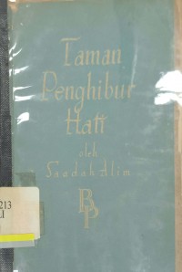 Taman penghibur hati : Beberapa tjerita pergaulan