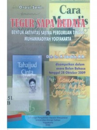 Tegur sapa budaya