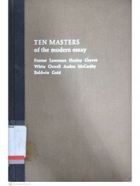 Ten masters of the modern essay