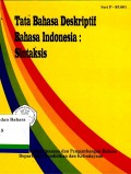 Tata Bahasa Deskriptif Bahasa Indonesia: Sintaksis