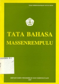 Tata Bahasa Massenrempulu