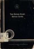 Tata bahasa acuan bahasa sunda