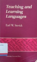 Teaching and Learning Languages